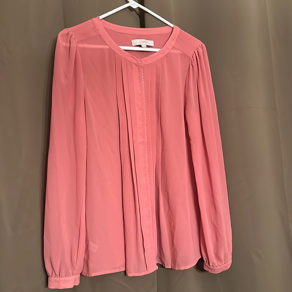 Loft Women’s Medium Long Sleeve Blouse
